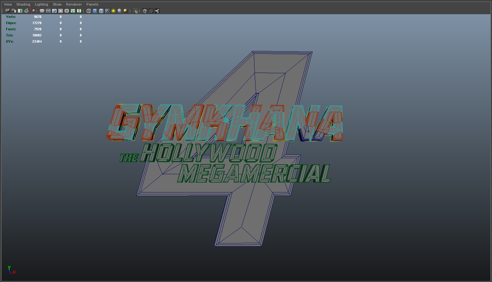 Gymkhana 4 - Formed Logo Shattered Geometry