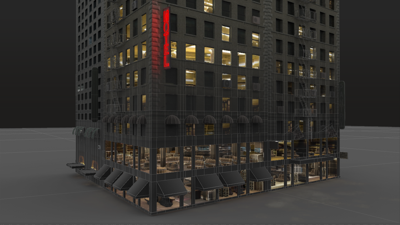 Lexus - Reactions - Luxury Hotel Building at Night