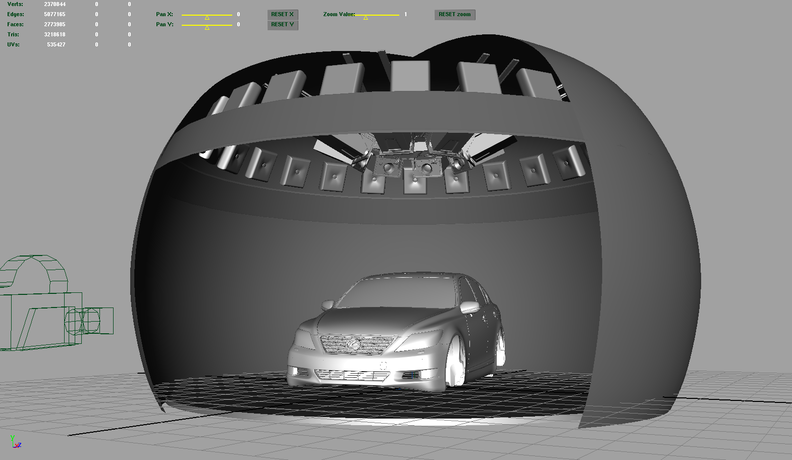 Lexus - Reactions - 3D Scene in Maya