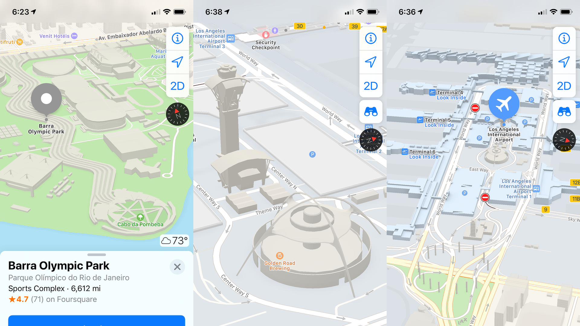Sunnyside - Apple Maps : 3D Landmarks Collage 02
